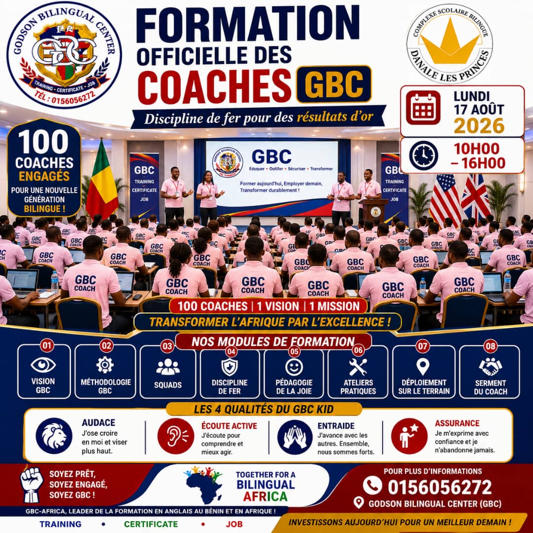 Installation des coachs GBC 2026 -2026